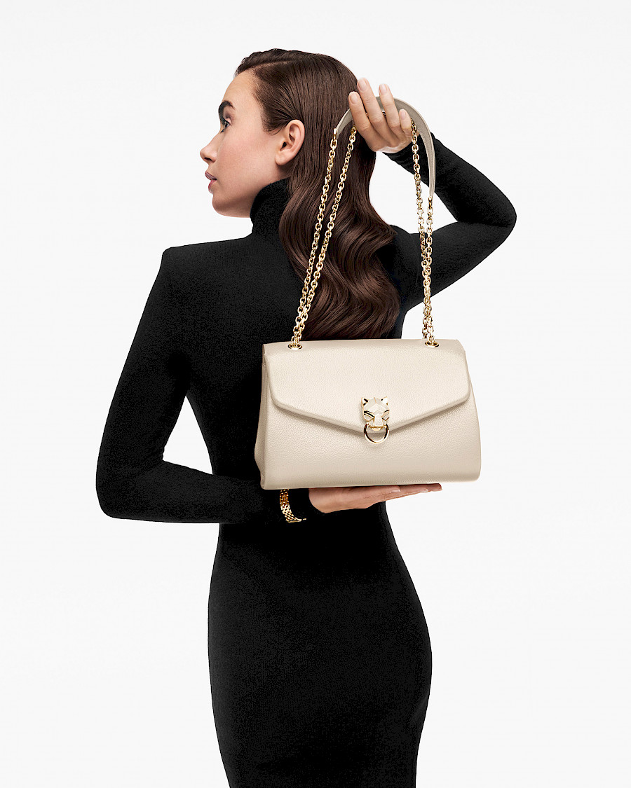 Must De Cartier Paris Bordeaux Leather Shoulder Bag Hand Bag Purse Used  Women's | eBay